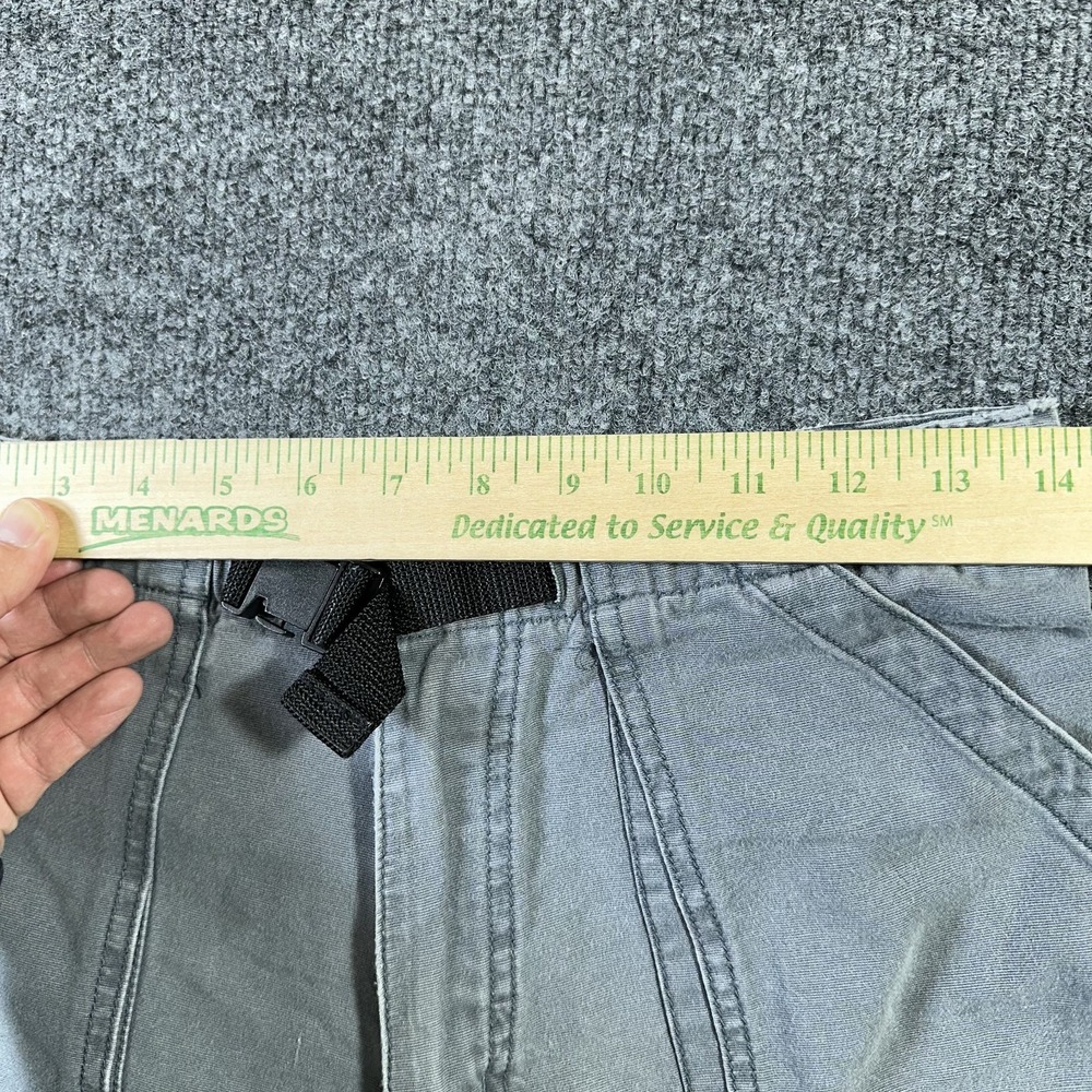 Vintage Billabong Military Cargo Pants 28x30 Gray OG 107 Utility Wide Baggy 90's - Picture 8 of 16